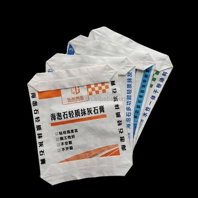 Hot Recyclable Customized ISO9001:2008 Certified Cement Bag and PP Valve Bag for Mortar and Chemical Powder