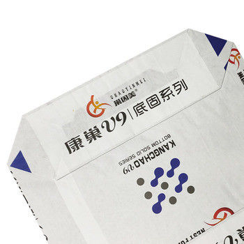 नमी प्रतिरोधी स्क्वायर बॉटम वाल्व पीपी सीमेंट बैग 70 ग्राम से 100 ग्राम खाली पैकेजिंग