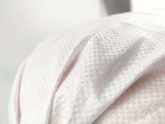 सफेद गाढ़ा उर्वरक पैकिंग बैग पुनर्चक्रण बुना पॉलीप्रोपाइलीन रेत बैग