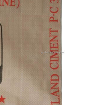 20 किग्रा - 50 किग्रा पॉलीप्रोपाइलीन वाल्व सीमेंट बैग लेमिनेटेड खाली पीपी बैग