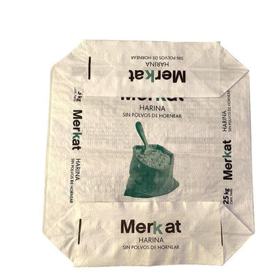 सीमेंट पीपी पॉलीप्रोपाइलीन बुना बोरा 25KG 40KG 50KG ब्लॉक बॉटम बैग