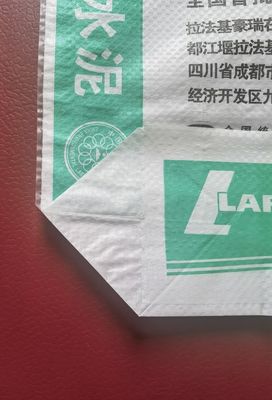 हॉट सेल 25KG 40KG 50KG विज्ञापन स्टार बैग पीपी ब्लॉक बॉटम बैग सीमेंट वाल्व बैग सीमेंट बोरी