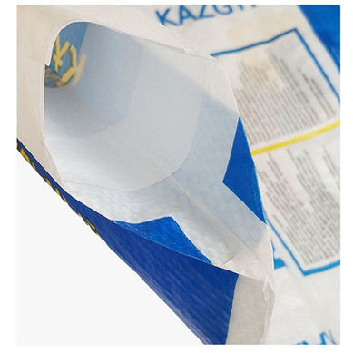 हॉट सेल 25KG 40KG 50KG विज्ञापन स्टार बैग पीपी ब्लॉक बॉटम बैग चीन निर्मित