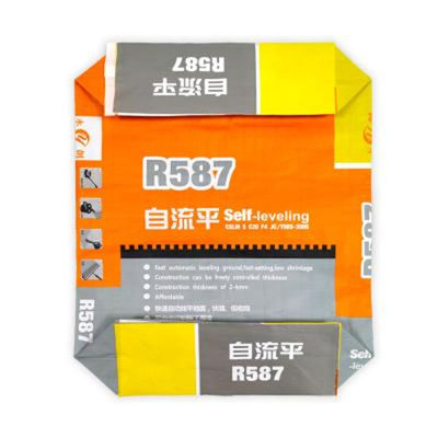 हॉट सेल 25KG 40KG 50KG विज्ञापन स्टार बैग पीपी ब्लॉक बॉटम बैग चीन निर्मित