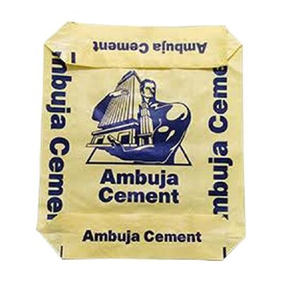 50 किलो सीमेंट पैकेजिंग के लिए भारी शुल्क पीपी वाल्व ब्लॉक बॉटम बैग चीन निर्माण