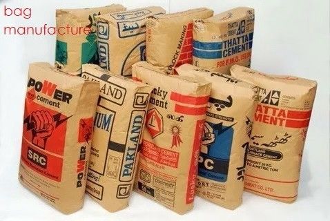 खाली पॉलीप्रोपाइलीन बुने हुए पीपी बैग 40 किग्रा 50 किग्रा सीमेंट पैकेजिंग बैग