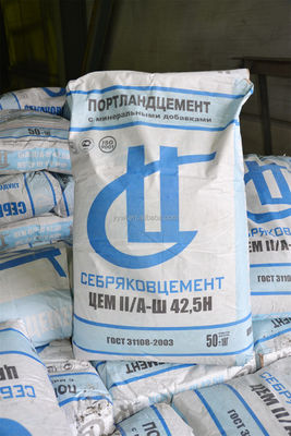 ऑफसेट प्रिंटिंग 3 प्लाई पेपर बोरियां 50 किलो क्राफ्ट पेपर सीमेंट बैग अनुकूलित