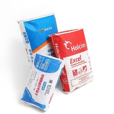 20kg 25kg पैकिंग टाइल चिपकने वाला के लिए बुना पीपी वाल्व बैग