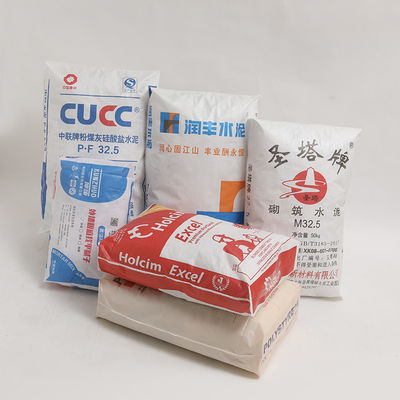 25kg 50kg पर्यावरण के अनुकूल बुना हुआ खाली बैग सीमेंट प्लास्टिक सीमेंट बैग