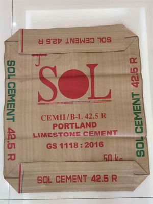 25 KG 40 KG 50 KG पीपी बुना हुआ बैग सीमेंट बैग खाली सीमेंट बैग पीपी वाल्व बैग