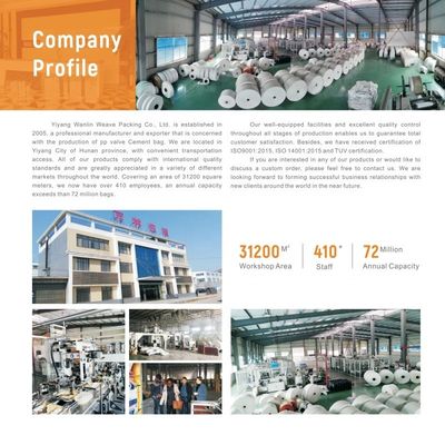 25 KG 40 KG 50 KG पीपी बुना सीमेंट बैग खाली पीपी वाल्व बैग ब्लॉक वाल्व के साथ तल