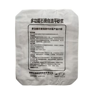 36x46x11cm 80GSM ((60+20) सूखे मिश्रण के लिए बुना हुआ पीपी वाल्व बैग