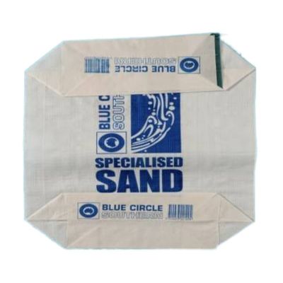 सीमेंट के लिए खाली ब्लॉक बॉटम वाल्व बैग 20 किलो 25 किलो 40 किलो 50 किलो पीपी सामग्री प्रिंट 1-4 रंग प्रति साइड मजबूत