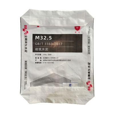 वाल्व के साथ पीपी बुना हुआ सीमेंट बैग 25KG 50KG नमी सबूत