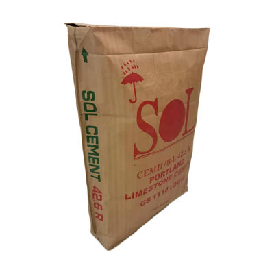 50kg Custom PP Woven Cement Bag with Laminated Printing