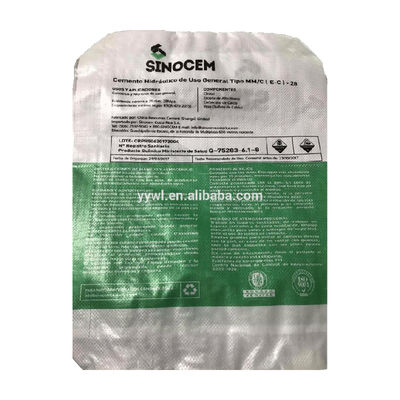 पीपी बुना वाल्व सीमेंट बैग 25KG 50KG नमी सबूत ISO9001