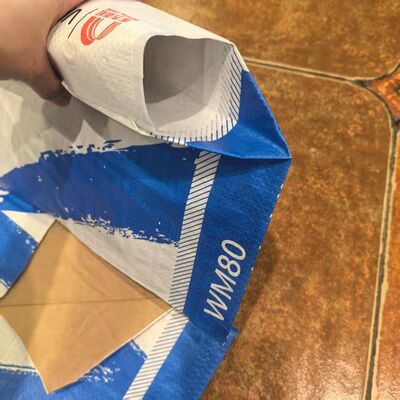 सुपर मॉइस्चर प्रूफ पीपी/पेपर वाल्व बैग सीमेंट पैकेजिंग के लिए