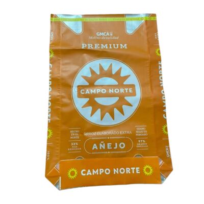 चावल के लिए बीओपीपी लैमिनेटेड पीपी बुना बैग 20KG 25KG 50KG